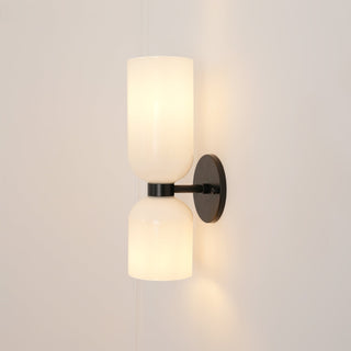 Lylaearis Nordic Art Plug-In Glass Wall Lamp-Luire
