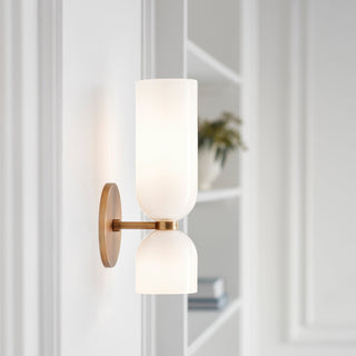 Chime Applique Murale Laiton Verre Moderne-Luire