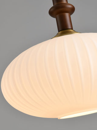 Iliror Traditionnel Art Bois Verre Pendentif Lumière