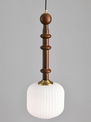Iliror Traditionnel Art Bois Verre Pendentif Lumière