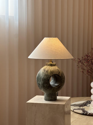 Hollie Lampe à Poser en Marbre