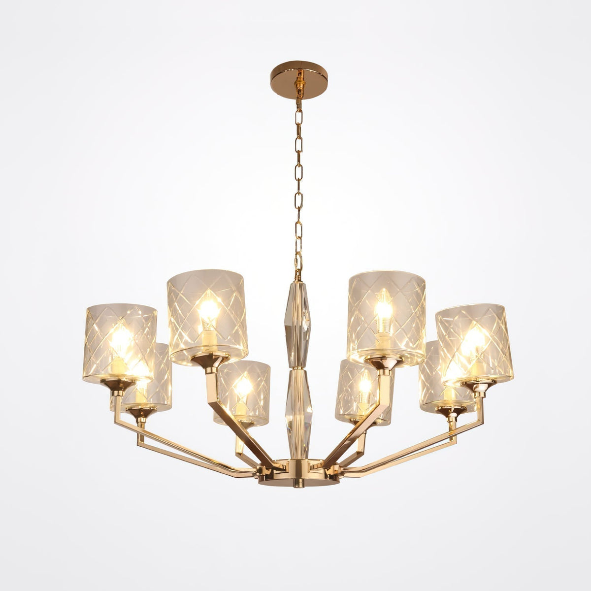 Dew Lustre Laiton Verre Luxe Postmoderne