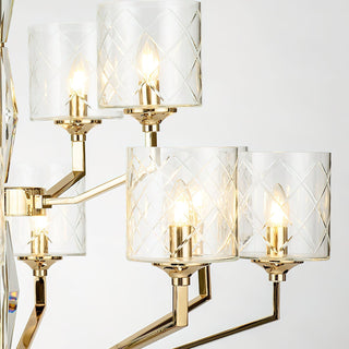 Dew Lustre Laiton Verre Luxe Postmoderne