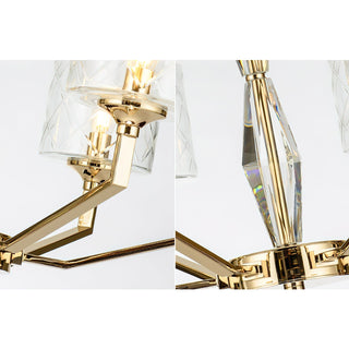 Dew Lustre Laiton Verre Luxe Postmoderne