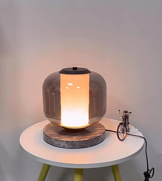 Aaron Lampe de Table en Marbre Moderne