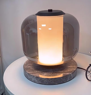 Aaron Lampe de Table en Marbre Moderne