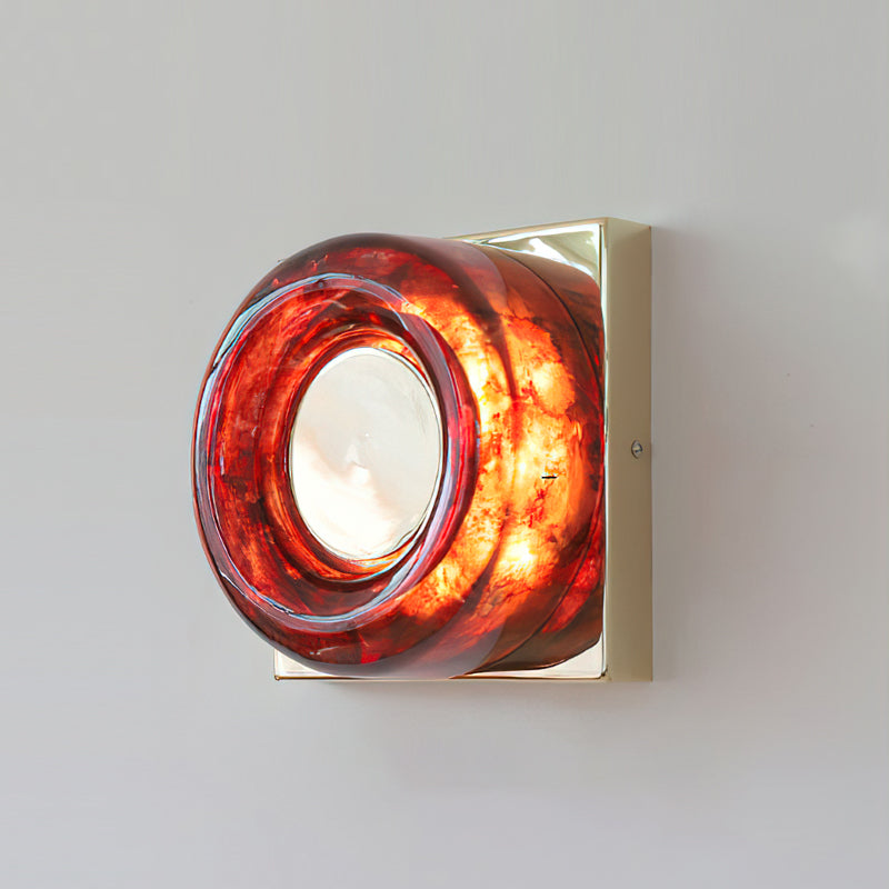Another view of the Satin Nickel finish Eisner Wall Sconce.