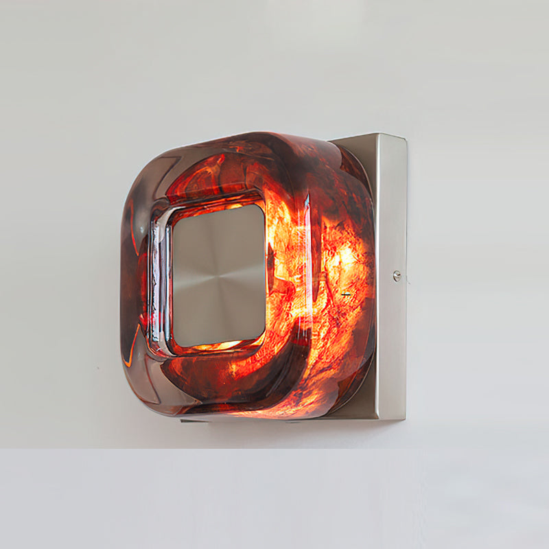 Eisner Red Wall Sconce in a home office setting.