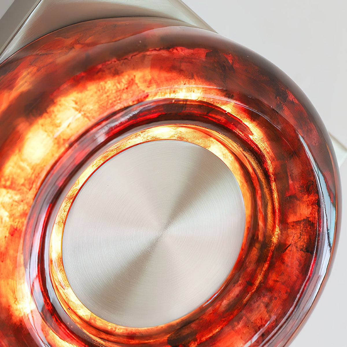 Side profile of the Eisner Red Wall Sconce.