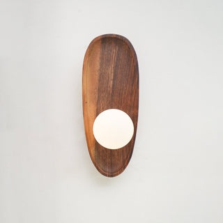 Keith Applique Murale Moderne Minimaliste en Bois et Verre