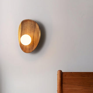 Keith Applique Murale Moderne Minimaliste en Bois et Verre