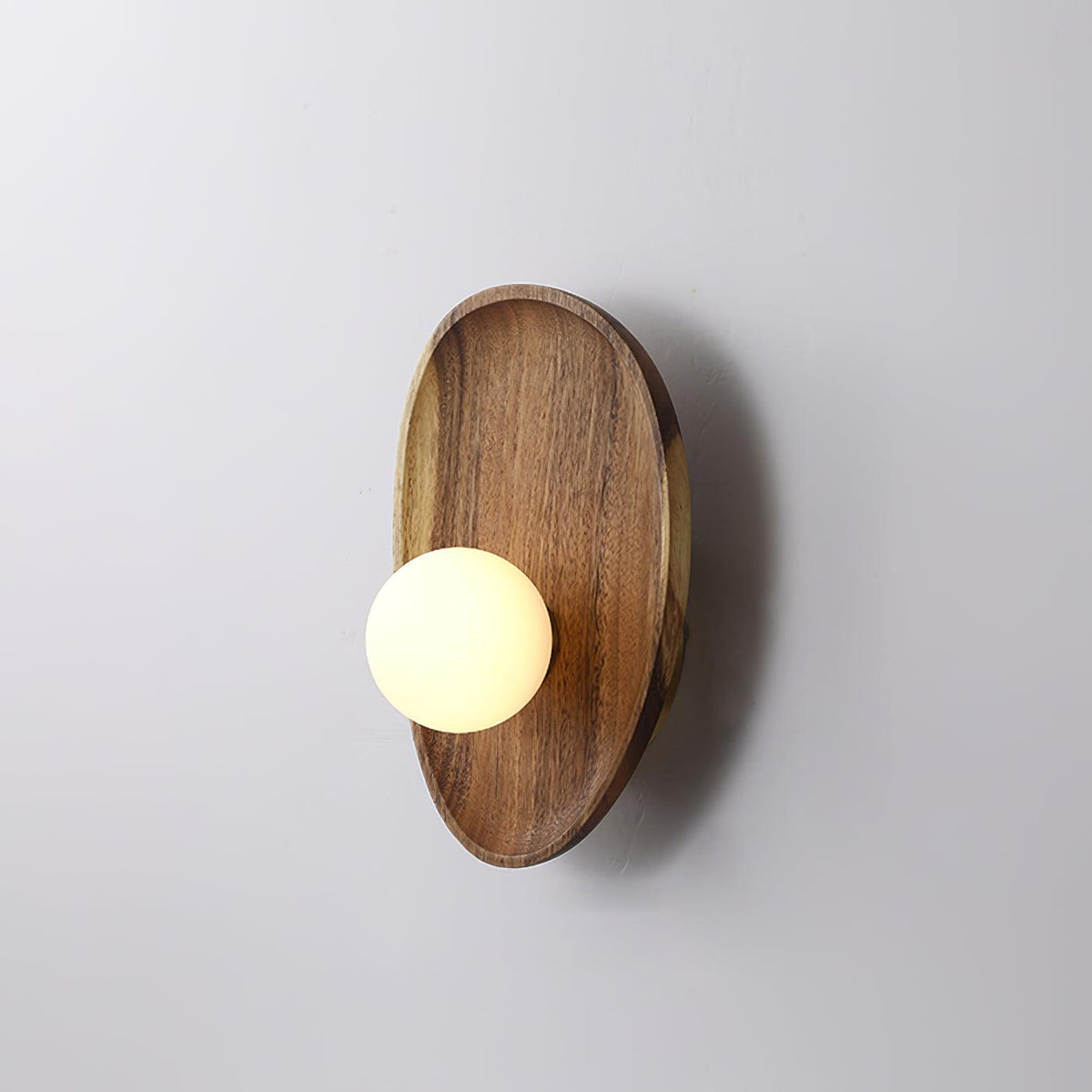 Keith Applique Murale Moderne Minimaliste en Bois et Verre