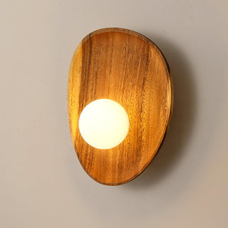 Keith Applique Murale Moderne Minimaliste en Bois et Verre