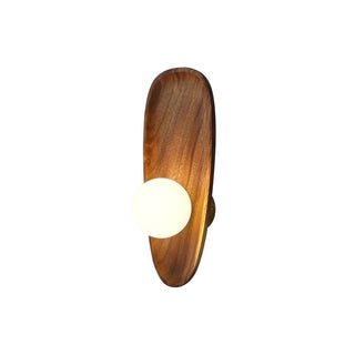 Keith Applique Murale Moderne Minimaliste en Bois et Verre