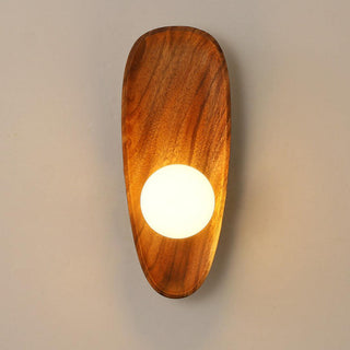 Keith Applique Murale Moderne Minimaliste en Bois et Verre