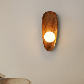 Keith Applique Murale Moderne Minimaliste en Bois et Verre