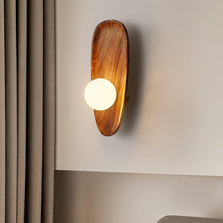 Keith Applique Murale Moderne Minimaliste en Bois et Verre