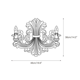 Eon Applique Murale Plâtre Élégance Premium