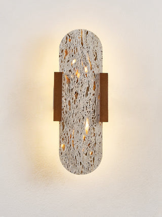Elara Travertine Wall Light-Neutral Decor