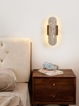 Elara Travertine Wall Light-Neutral Decor