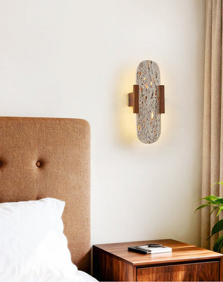 Elara Travertine Wall Light-Neutral Decor