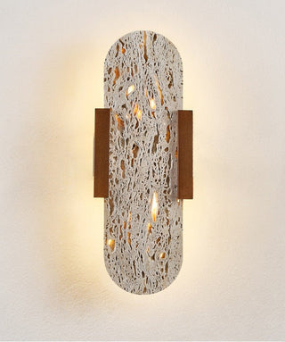 Elara Travertine Wall Light-Neutral Decor