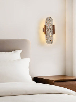 Elara Travertine Wall Light-Neutral Decor