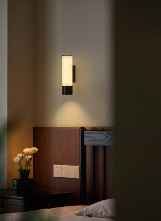 Elara Alabaster Wall Lamp-Neutral Decor