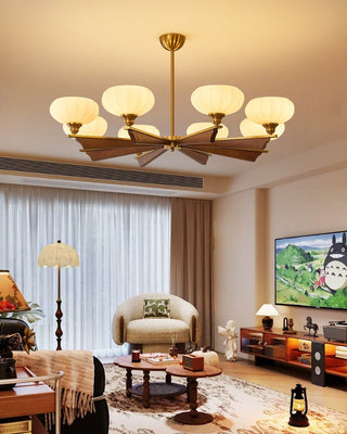 Elara Bloom Chandelier-Neutral Decor