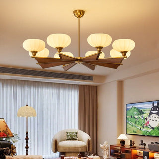 Elara Bloom Chandelier-Neutral Decor