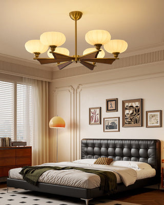 Elara Bloom Chandelier-Neutral Decor