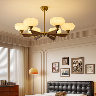 Elara Bloom Chandelier-Neutral Decor