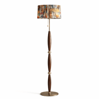 Elara Sculpted Floor Lamp-Neutral Decor