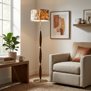 Elara Sculpted Floor Lamp-Neutral Decor