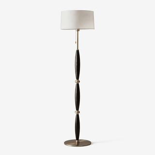Elara Sculpted Floor Lamp-Neutral Decor