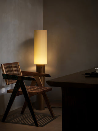 Uvynir Lampadaire Cylindrique en Bois