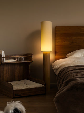 Uvynir Lampadaire Cylindrique en Bois