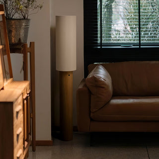 Uvynir Lampadaire Cylindrique en Bois