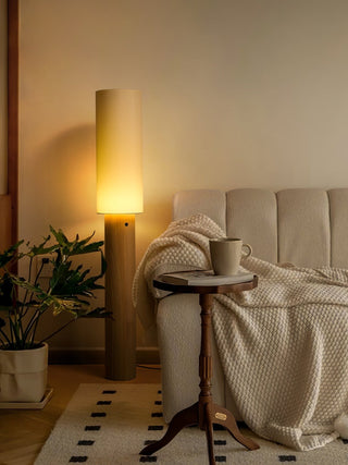 Uvynir Lampadaire Cylindrique en Bois