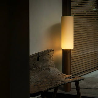 Uvynir Lampadaire Cylindrique en Bois