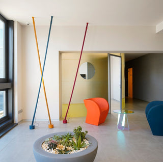 Vorenk Lampadaire Sol en Tissu