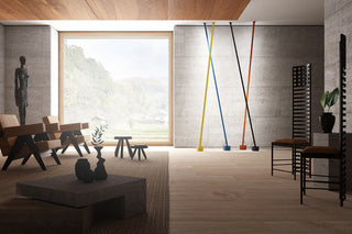 Vorenk Lampadaire Sol en Tissu