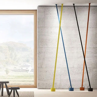 Vorenk Lampadaire Sol en Tissu