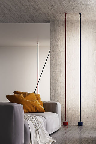 Vorenk Lampadaire Sol en Tissu