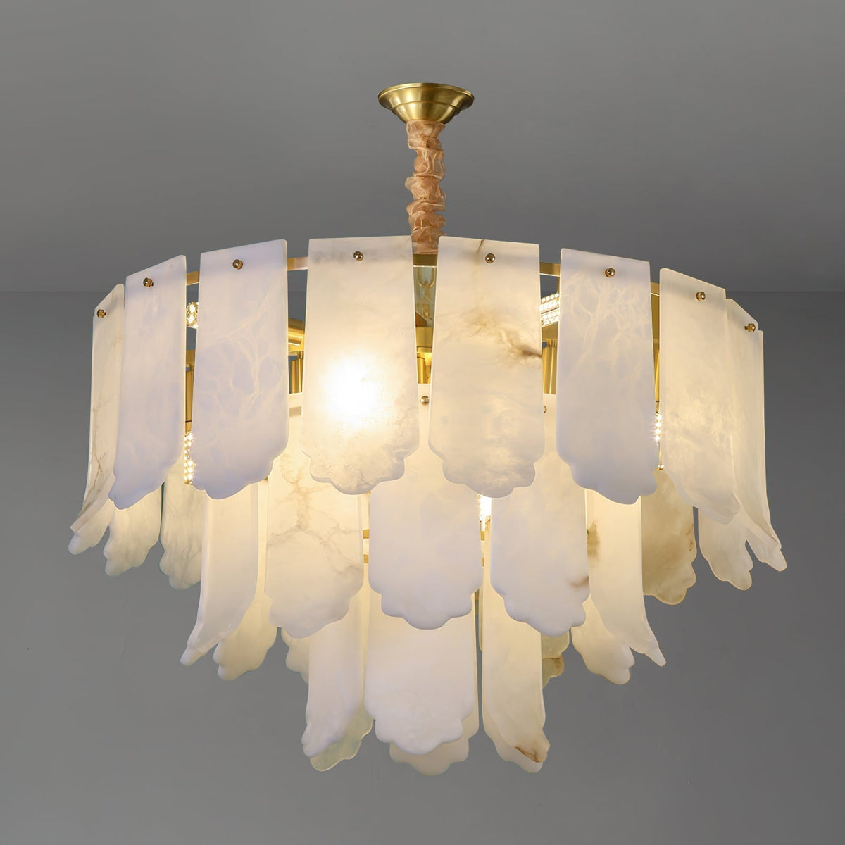 Hue Lustre Laiton Albâtre Luxe Postmoderne