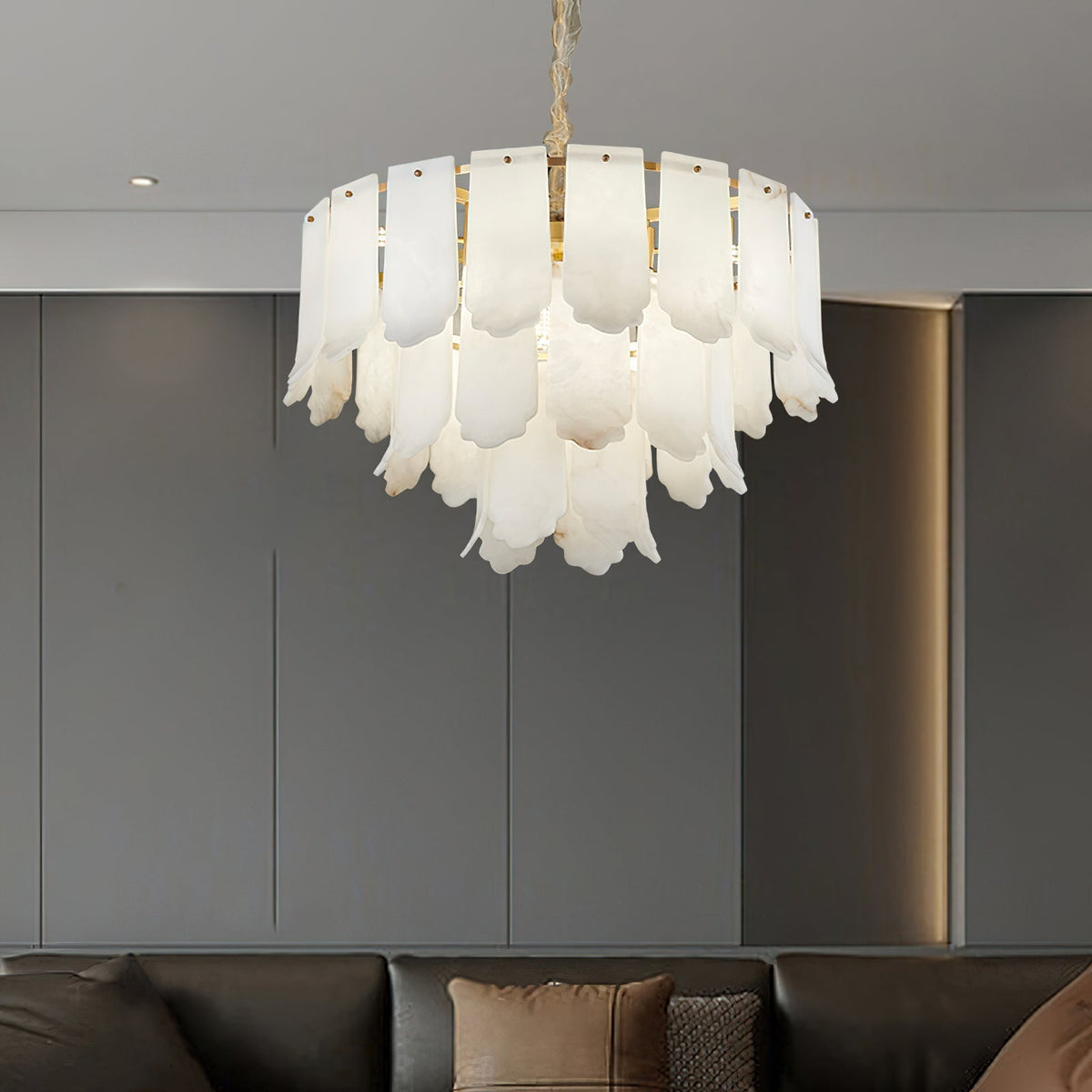 Hue Lustre Laiton Albâtre Luxe Postmoderne