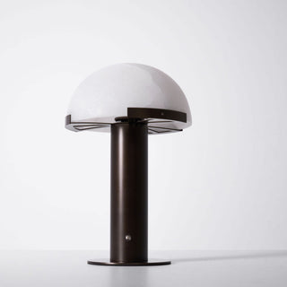 Ibera Lampe de Table en Albâtre et Métal