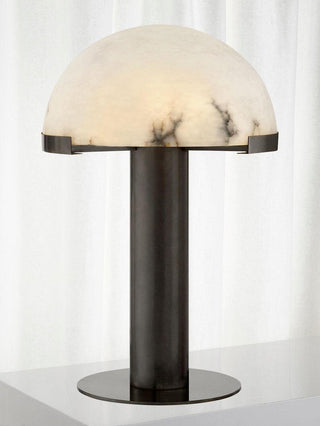 Ibera Lampe de Table en Albâtre et Métal