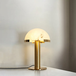 Ibera Lampe de Table en Albâtre et Métal
