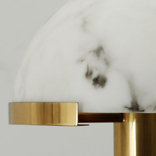 Ibera Lampe de Table en Albâtre et Métal